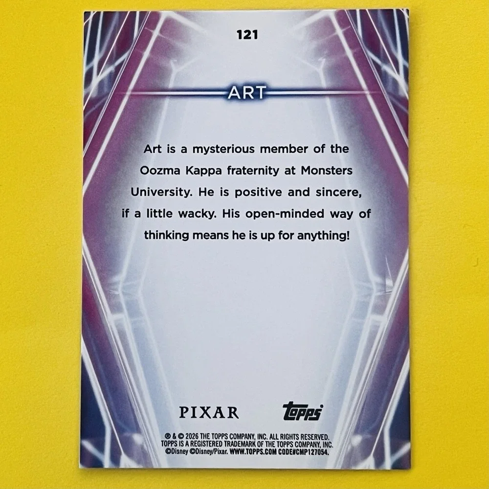2026 Topps‎ Disney Neon Art #121 Green Parallel 122/199